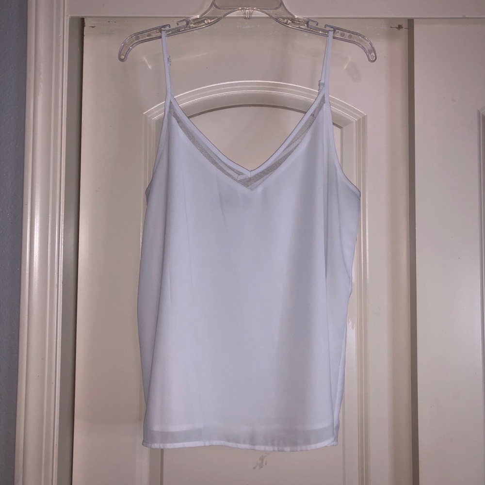 white tank top blouse